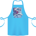 Surfing Axoloti Surfer Cotton Apron 100% Organic Turquoise