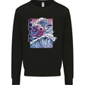 Surfing Axoloti Surfer Kids Sweatshirt Jumper Black