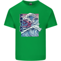 Surfing Axoloti Surfer Kids T-Shirt Childrens Irish Green