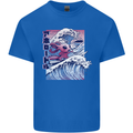 Surfing Axoloti Surfer Kids T-Shirt Childrens Royal Blue