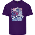 Surfing Axoloti Surfer Mens Cotton T-Shirt Tee Top Purple