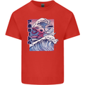 Surfing Axoloti Surfer Mens Cotton T-Shirt Tee Top Red