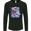 Surfing Axoloti Surfer Mens Long Sleeve T-Shirt Black