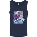 Surfing Axoloti Surfer Mens Vest Tank Top Navy Blue