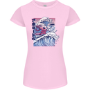 Surfing Axoloti Surfer Womens Petite Cut T-Shirt Light Pink