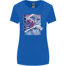 Surfing Axoloti Surfer Womens Wider Cut T-Shirt Royal Blue