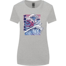 Surfing Axoloti Surfer Womens Wider Cut T-Shirt Sports Grey