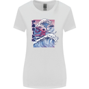 Surfing Axoloti Surfer Womens Wider Cut T-Shirt White