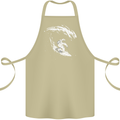 Surfing Spaceman Astornaut Surfer Surf Cotton Apron 100% Organic Khaki