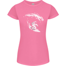 Surfing Spaceman Astornaut Surfer Surf Womens Petite Cut T-Shirt Azalea