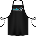 Swallow or It's Going in Your Eye Rude Sex Cotton Apron 100% Organic Black