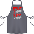Sweat Like a Pig to Look Like a Fox Gym Cotton Apron 100% Organic Steel
