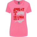 Sweat Like a Pig to Look Like a Fox Gym Womens Wider Cut T-Shirt Azalea