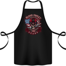 Sweat and Gears Motorcycle Motorbike Biker Cotton Apron 100% Organic Black