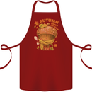 Sweet Autumn Cotton Apron 100% Organic Maroon