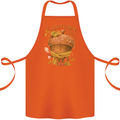Sweet Autumn Cotton Apron 100% Organic Orange