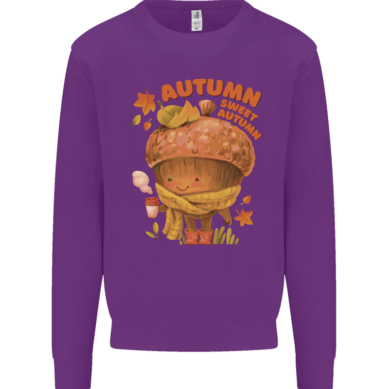 Sweet Autumn Kids Sweatshirt Jumper Purple