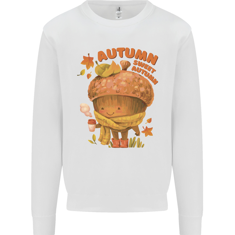 Sweet Autumn Kids Sweatshirt Jumper White
