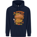 Sweet Autumn Mens 80% Cotton Hoodie Navy Blue