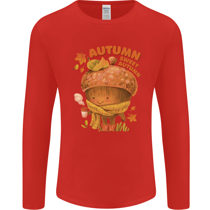 Sweet Autumn Mens Long Sleeve T-Shirt Red
