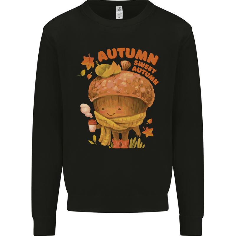 Sweet Autumn Mens Sweatshirt Jumper Black