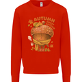 Sweet Autumn Mens Sweatshirt Jumper Bright Red