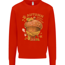 Sweet Autumn Mens Sweatshirt Jumper Bright Red