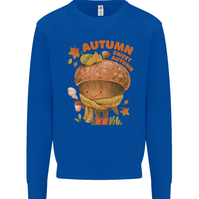 Sweet Autumn Mens Sweatshirt Jumper Royal Blue