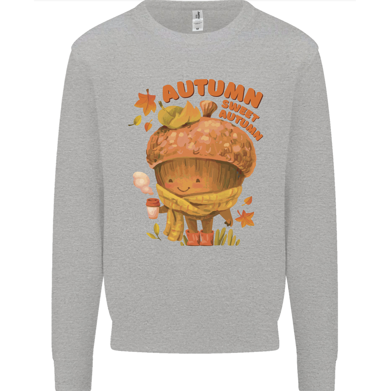 Sweet Autumn Mens Sweatshirt Jumper Sports Grey
