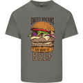 Sweet Dreams are Made of Beef BBQ Chef Kids T-Shirt Childrens Charcoal
