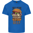 Sweet Dreams are Made of Beef BBQ Chef Kids T-Shirt Childrens Royal Blue