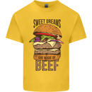 Sweet Dreams are Made of Beef BBQ Chef Kids T-Shirt Childrens Yellow