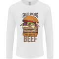 Sweet Dreams are Made of Beef BBQ Chef Mens Long Sleeve T-Shirt White