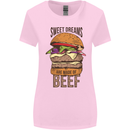 Sweet Dreams are Made of Beef BBQ Chef Womens Wider Cut T-Shirt Light Pink