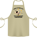 Swimming Champion Funny Fathers Day Dad Cotton Apron 100% Organic Khaki