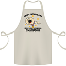 Swimming Champion Funny Fathers Day Dad Cotton Apron 100% Organic Natural