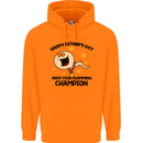 Swimming Champion Funny Fathers Day Dad Mens 80% Cotton Hoodie Orange