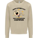 Swimming Champion Funny Fathers Day Dad Mens Sweatshirt Jumper Sand