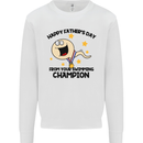 Swimming Champion Funny Fathers Day Dad Mens Sweatshirt Jumper White