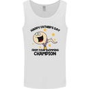 Swimming Champion Funny Fathers Day Dad Mens Vest Tank Top White