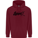 Swinger Funny Baseball Softball Childrens Kids Hoodie Maroon