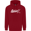Swinger Funny Baseball Softball Childrens Kids Hoodie Red