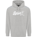 Swinger Funny Baseball Softball Childrens Kids Hoodie Sports Grey