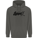 Swinger Funny Baseball Softball Childrens Kids Hoodie Storm Grey