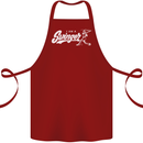 Swinger Funny Baseball Softball Cotton Apron 100% Organic Maroon