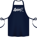 Swinger Funny Baseball Softball Cotton Apron 100% Organic Navy Blue