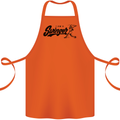 Swinger Funny Baseball Softball Cotton Apron 100% Organic Orange