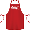 Swinger Funny Baseball Softball Cotton Apron 100% Organic Red