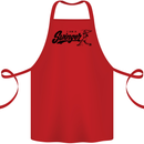 Swinger Funny Baseball Softball Cotton Apron 100% Organic Red