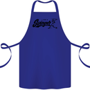 Swinger Funny Baseball Softball Cotton Apron 100% Organic Royal Blue